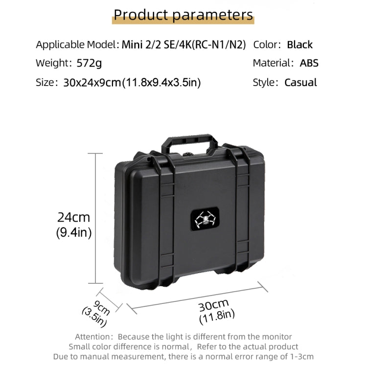 For DJI Mini 4K / Mini 2 SE / Mini 2 Suitcase Explosion-Proof Box Compatible With RC-N1 / N2