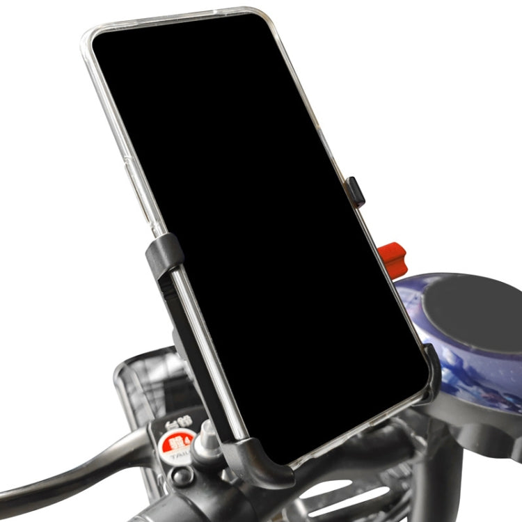 PROMEND Aluminum Alloy Cell Phone Holder Adjustable Angle Rotating Motorcycle Navigation Support Reluova