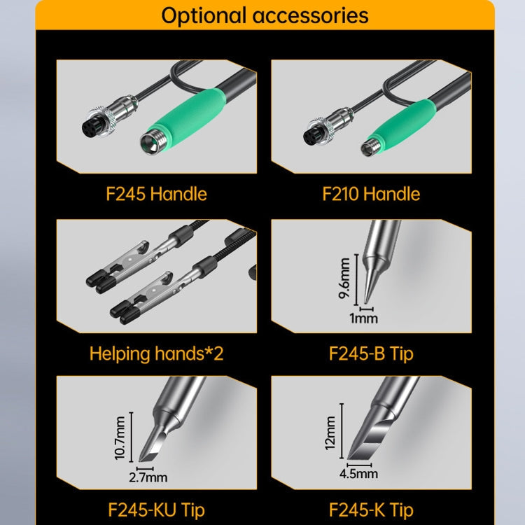 FNIRSI 200W Intelligent Constant Temperature Electric Soldering Iron Station