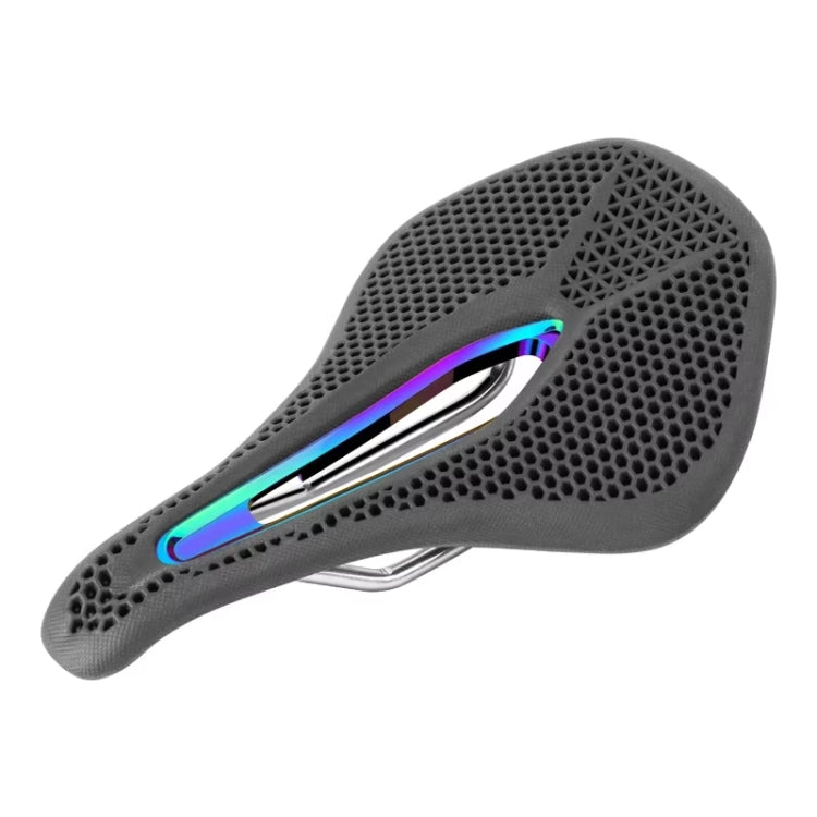 PROMEND SD-577 Bicycle Honeycomb Bionic Structure Saddle Hollow Steel Bow Breathable Comfort Saddle Reluova