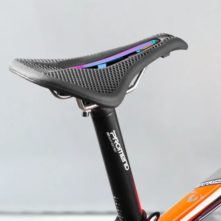 PROMEND SD-577 Bicycle Honeycomb Bionic Structure Saddle Hollow Steel Bow Breathable Comfort Saddle Reluova