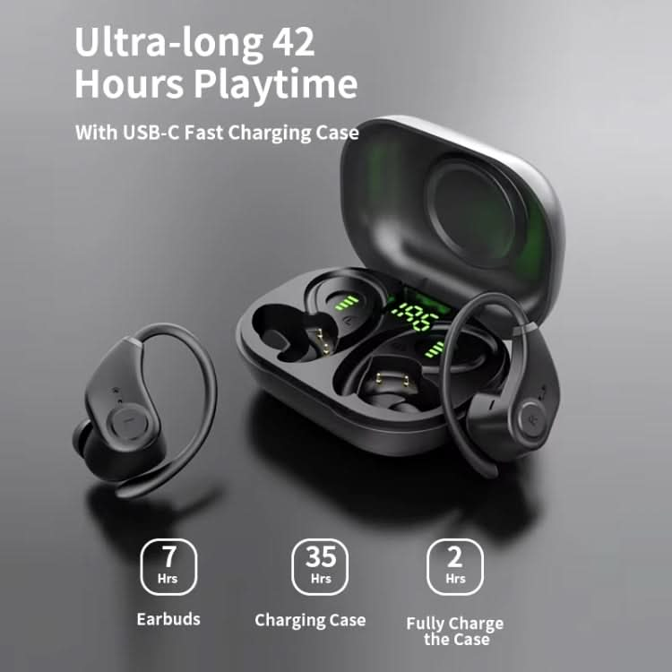 Bluedio S6 Sports Wireless Stereo Bluetooth Earphones With Battery Level Display Charging Bin