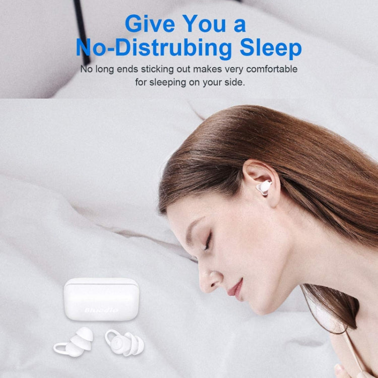 Bluedio NE Sleeping Silicone Earplugs Noise Reducing Soundproofing Earplugs With Storage Case