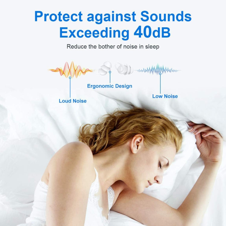 Bluedio NE Sleeping Silicone Earplugs Noise Reducing Soundproofing Earplugs With Storage Case