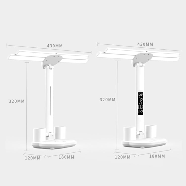 4-head Desk Lamp Foldable Reading Lamp 3-gear Color Adjustment My Store