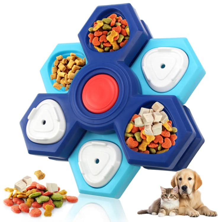 Rotating Puzzle Pet Toys Dog Foraging Training Slow Food Tray - Reluova