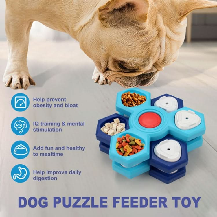 Rotating Puzzle Pet Toys Dog Foraging Training Slow Food Tray - Reluova