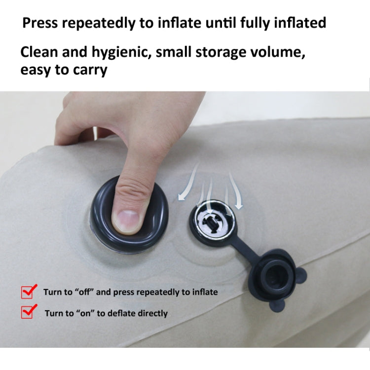 Press Inflatable Leg Rest Pillow Waist Cushion Portable Travel Back Cushion My Store