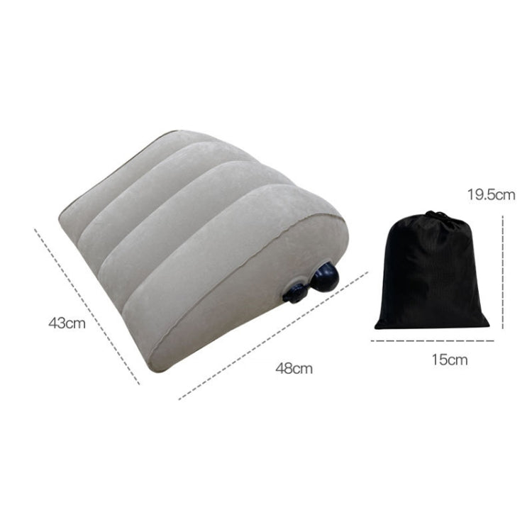 Press Inflatable Leg Rest Pillow Waist Cushion Portable Travel Back Cushion My Store