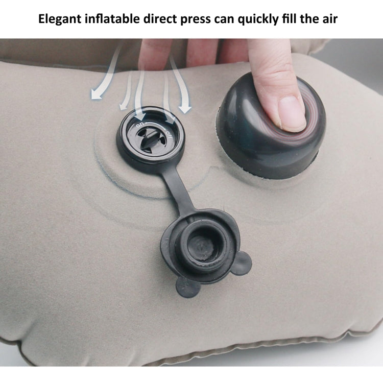 Portable Press Inflatable Pillow Lumbar Support Cusion Airplane Sleeping Pillow My Store