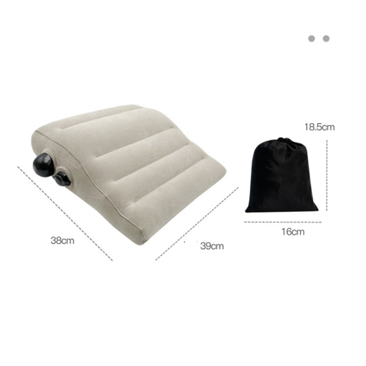 Lumbar Pillow Portable Travel Flocking Pillow Chair Back Support My Store