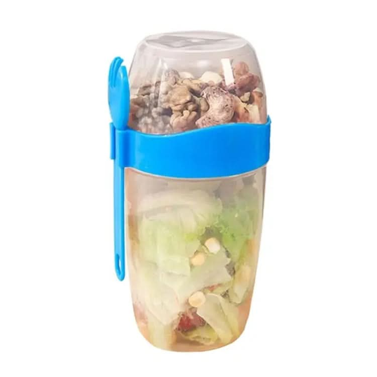 Portable Salad Cup With Lid And Fork Breakfast Cup Sealed Leak-Proof Food Cup Reluova