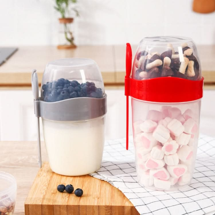 Portable Salad Cup With Lid And Fork Breakfast Cup Sealed Leak-Proof Food Cup Reluova