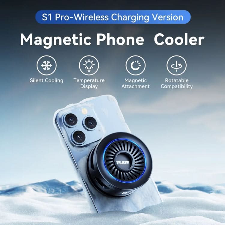 TELESIN Magnetic Phone Cooler Radiator For Live Streaming