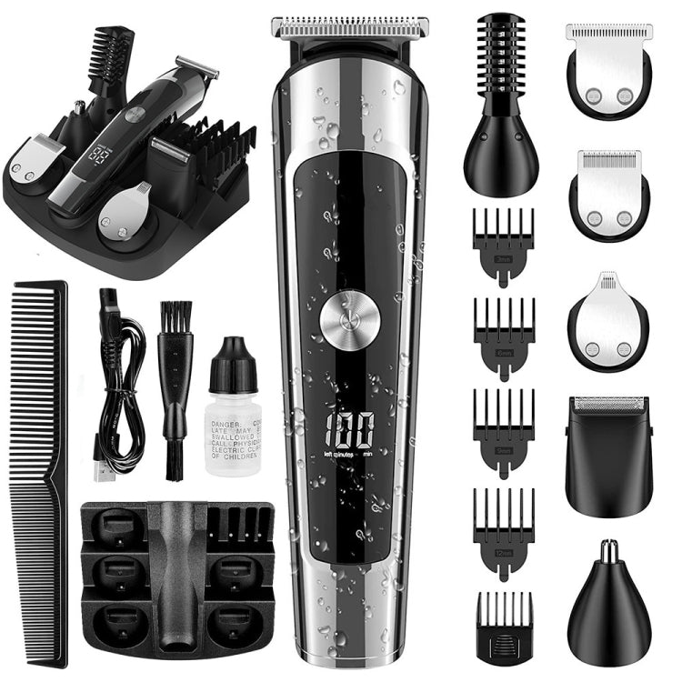 6 in 1 Men Waterproof Electric Hair Trimmer Kit Nose Trimmer, Mustache Trimmer Body Shaver 8788-Reluova