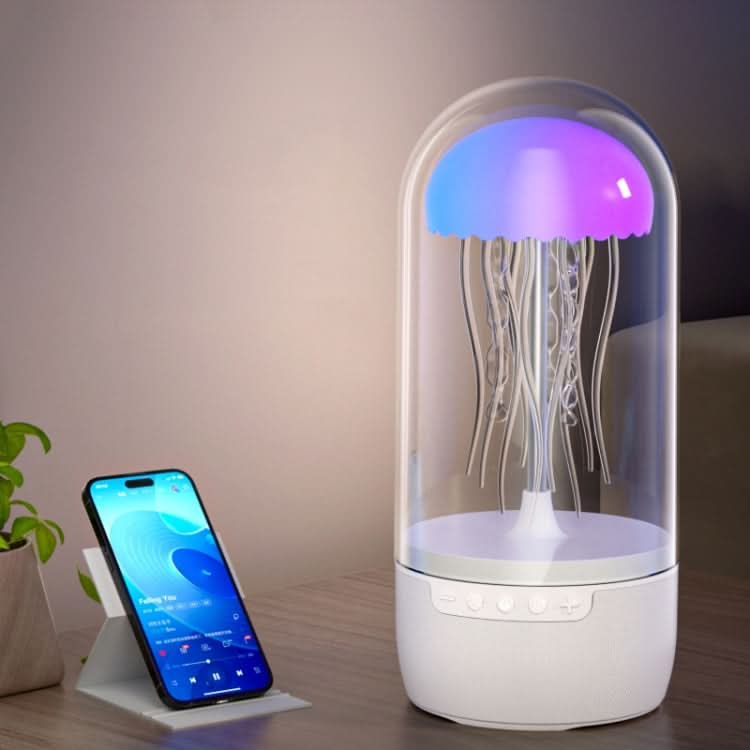 Portable Colorful Atmosphere Light Jellyfish Rhythmic Bluetooth Speaker