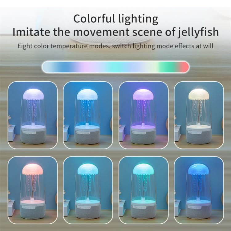 Portable Colorful Atmosphere Light Jellyfish Rhythmic Bluetooth Speaker