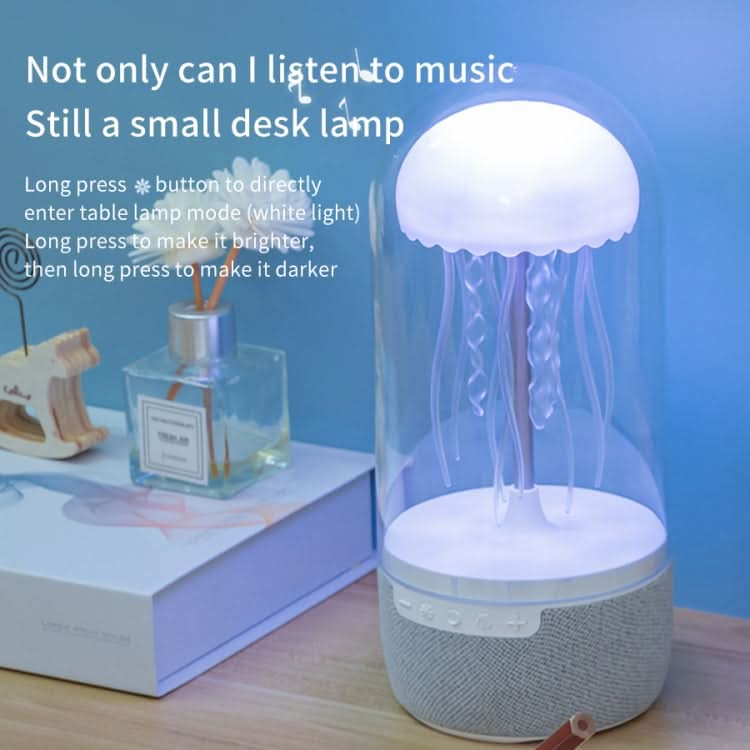 Portable Colorful Atmosphere Light Jellyfish Rhythmic Bluetooth Speaker