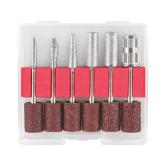 A138-2 Manicure Grinding Heads Set Nail Polishers Accessories Nail Tools-Reluova