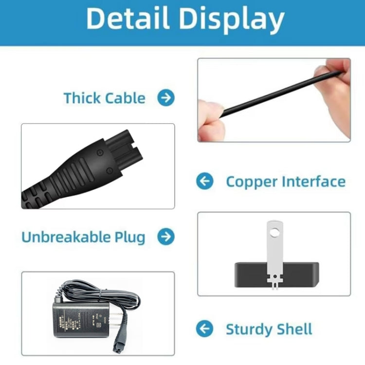 4.8V Charger For Panasonic Electric Shaver RE7-87 / ESLV50 / ESLV54 / ESRT34 / ESLT20, US Plug-Reluova