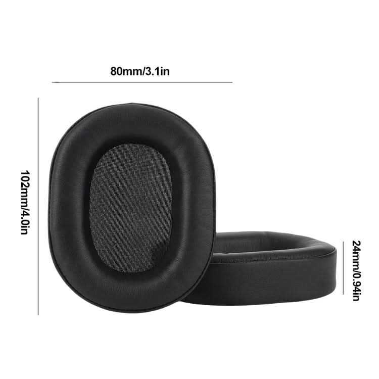 1pair Headphone Leather Sponge Cover For CORSAIR HS55 / HS55 PRO / HS65