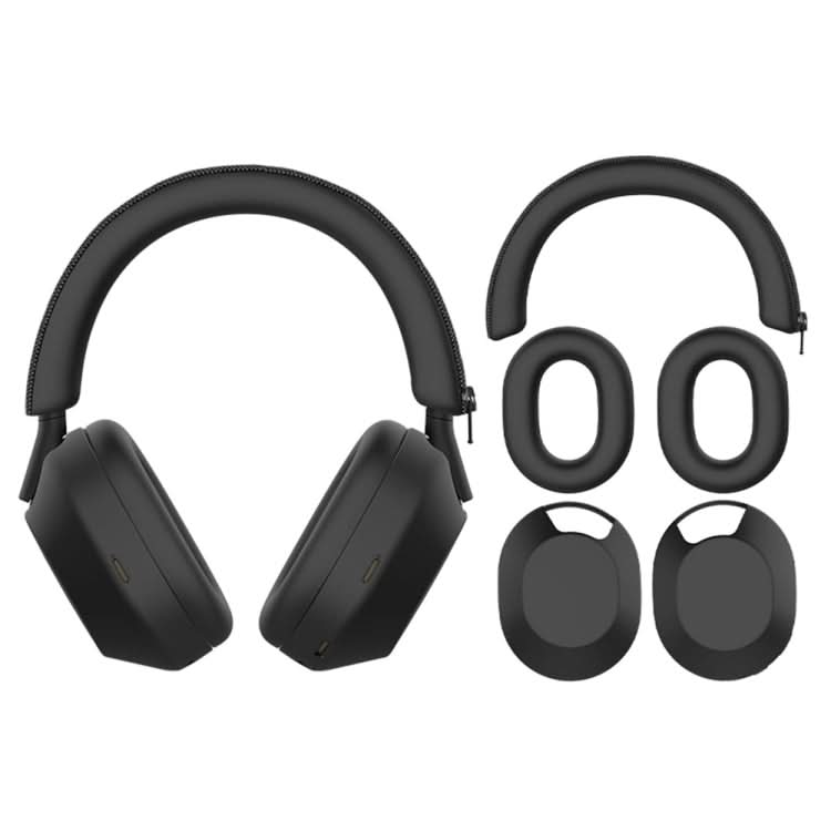 For Sony WH-1000XM5 Bluetooth Headset + Headband + Earmuff Protective Cover