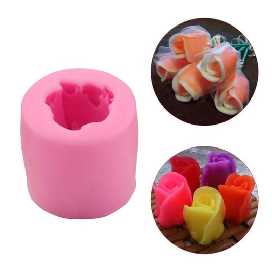 Roses Cake Series Silicone Candle Mold   Food Grade Baking Tools - Reluova