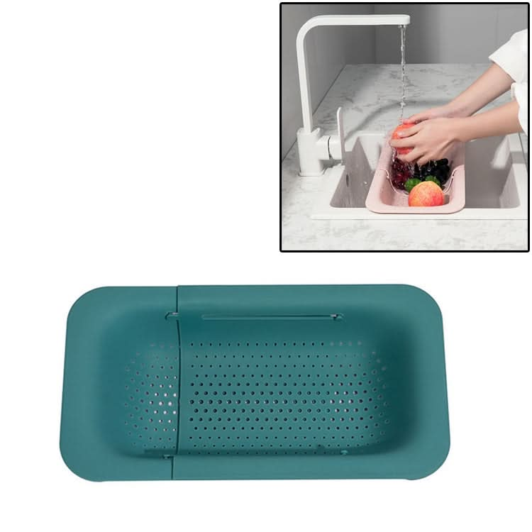 Retractable Plastic Drain Basket Sink Rack Kitchen Sink Vegetable Washing Basket - Reluova