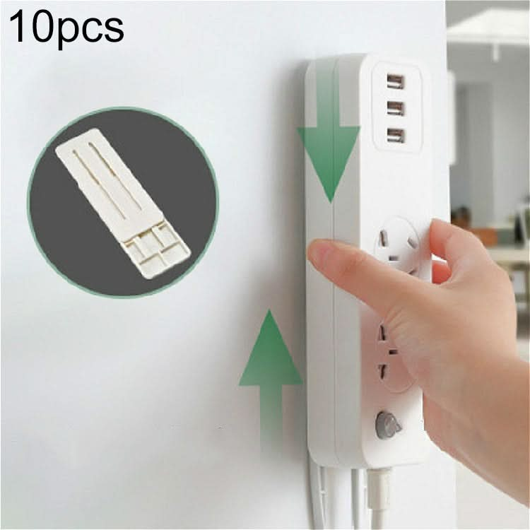 10 PCS Plug-in Wire Finisher Board Holder Wall-mounted Board Router Holder