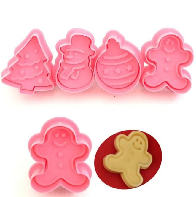 8 PCS Fondant Cake Tool Christmas Cookie Spring Stamper-Reluova