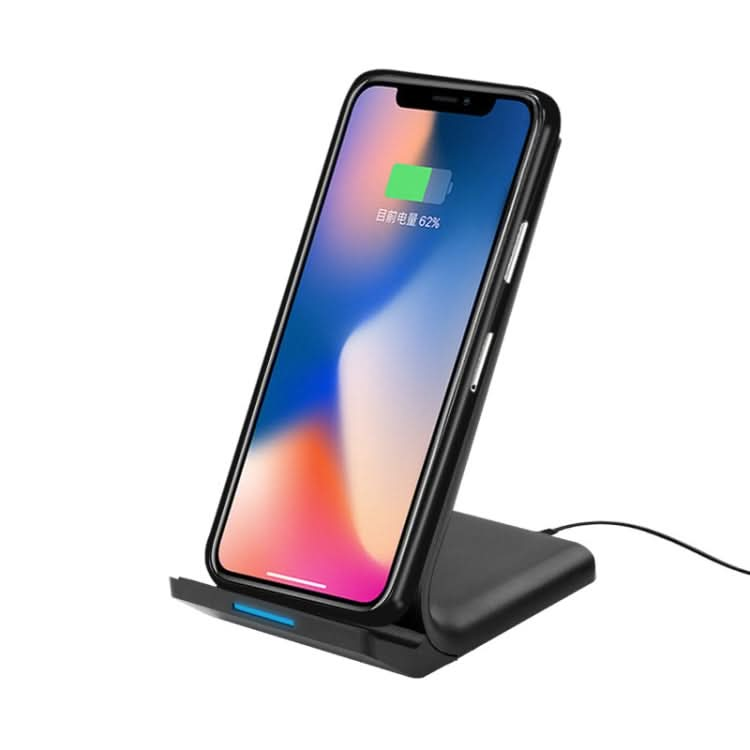 R2 10W Vertical Mobile Phone Wireless Charger Smart Fast Charge Charging Stand Desktop Stand