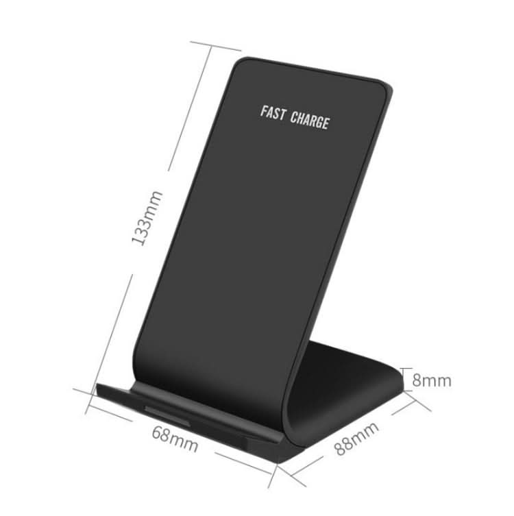 R2 10W Vertical Mobile Phone Wireless Charger Smart Fast Charge Charging Stand Desktop Stand