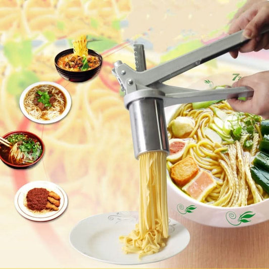 Household Stainless Steel Pasta Machine Small Manual Pasta Machine Multi-function Noodle Machine - Reluova