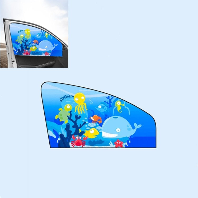 Car Cartoon Magnetic Sunshade Sunscreen Telescopic Collapsible Sunshield ÎҵÄÉ̵ê