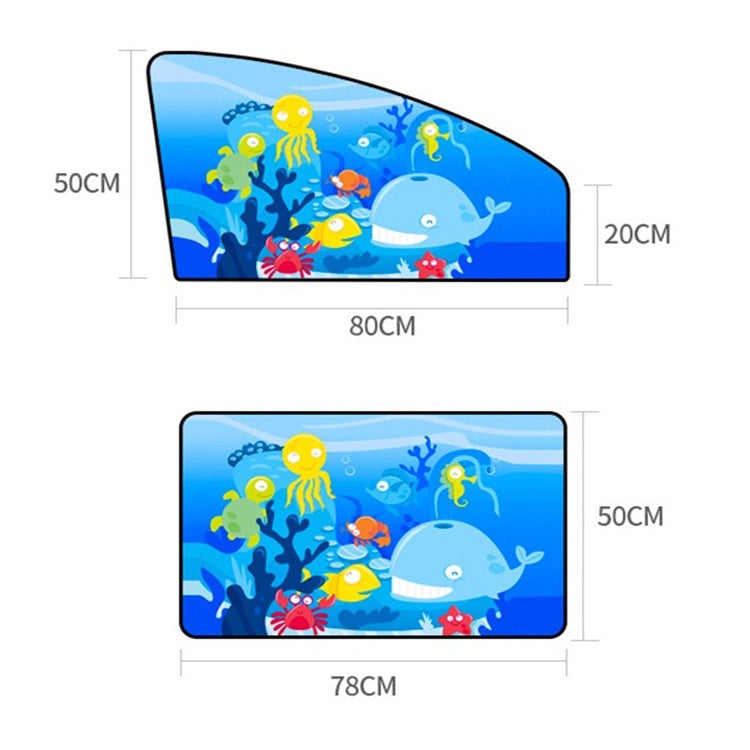 Car Cartoon Magnetic Sunshade Sunscreen Telescopic Collapsible Sunshield ÎҵÄÉ̵ê