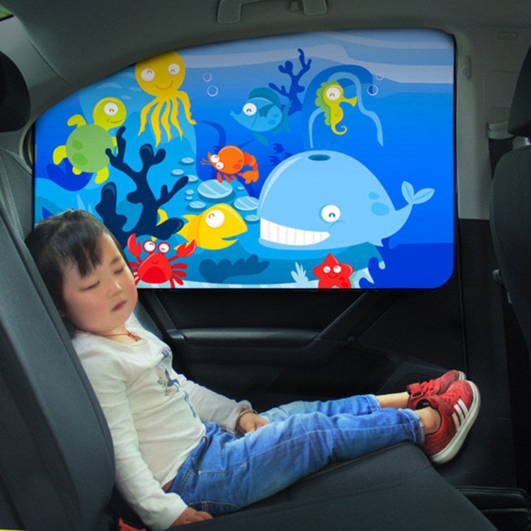 Car Cartoon Magnetic Sunshade Sunscreen Telescopic Collapsible Sunshield ÎҵÄÉ̵ê