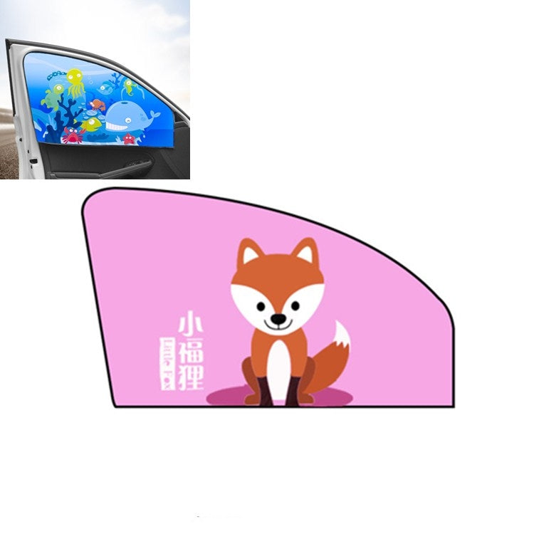 Car Cartoon Magnetic Sunshade Sunscreen Telescopic Collapsible Sunshield ÎҵÄÉ̵ê