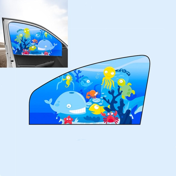 Car Cartoon Magnetic Sunshade Sunscreen Telescopic Collapsible Sunshield ÎҵÄÉ̵ê