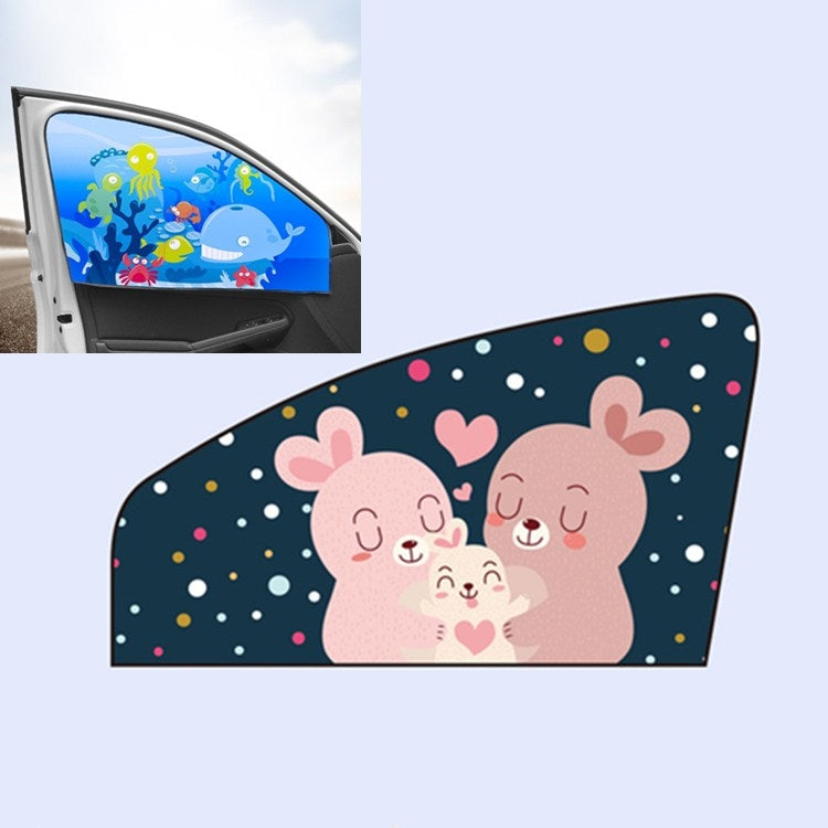 Car Cartoon Magnetic Sunshade Sunscreen Telescopic Collapsible Sunshield ÎҵÄÉ̵ê