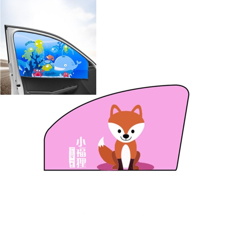 Car Cartoon Magnetic Sunshade Sunscreen Telescopic Collapsible Sunshield ÎҵÄÉ̵ê