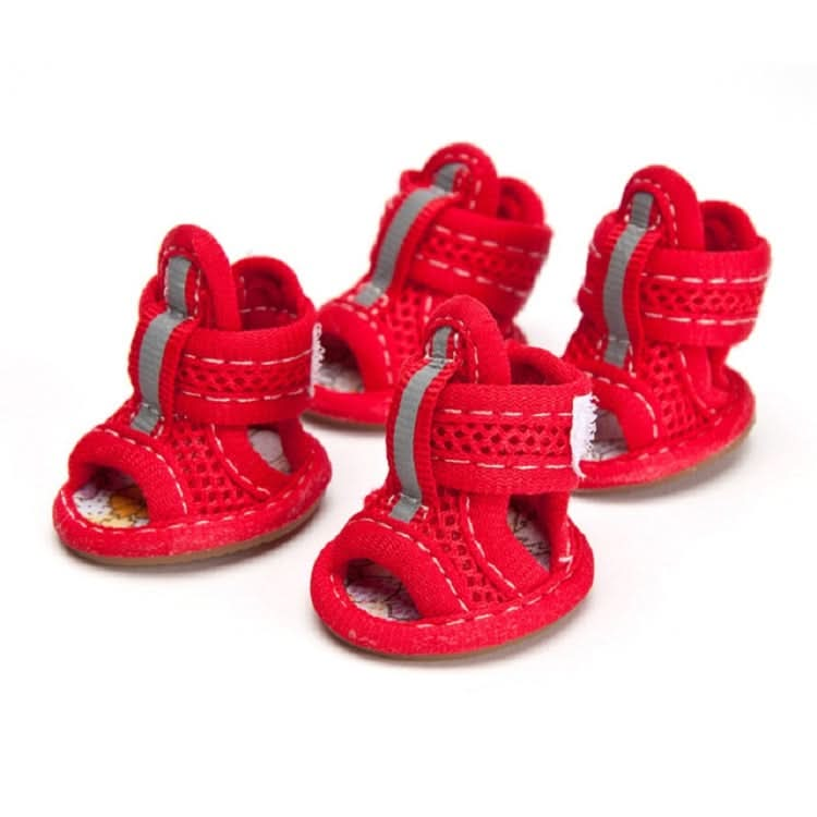 Tendon Bottom Mesh Pet Anti-skid Sandals - Reluova