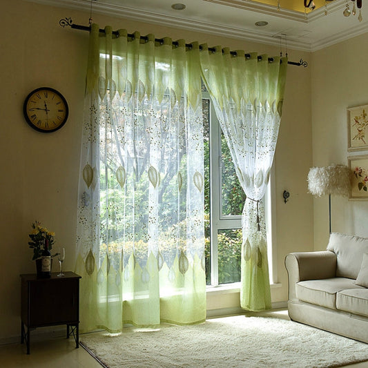 Sheer Tulle Window Curtains for Living Room The Bedroom The Kitchen