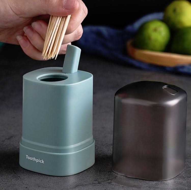 Household Push-type Toothpick Holder Automatically Pops Up Toothpick Storage Box Random Color Delivery - Reluova