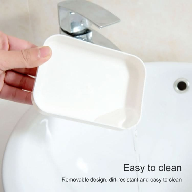 Bathroom Drain Transparent Waterproof Soap Dish with Cover , Random Color Delivery