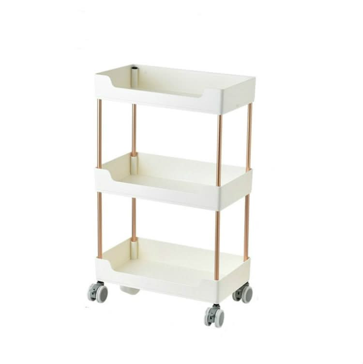 Rack Trolley Narrow Section Floor Multi-layer Book Storage Rack