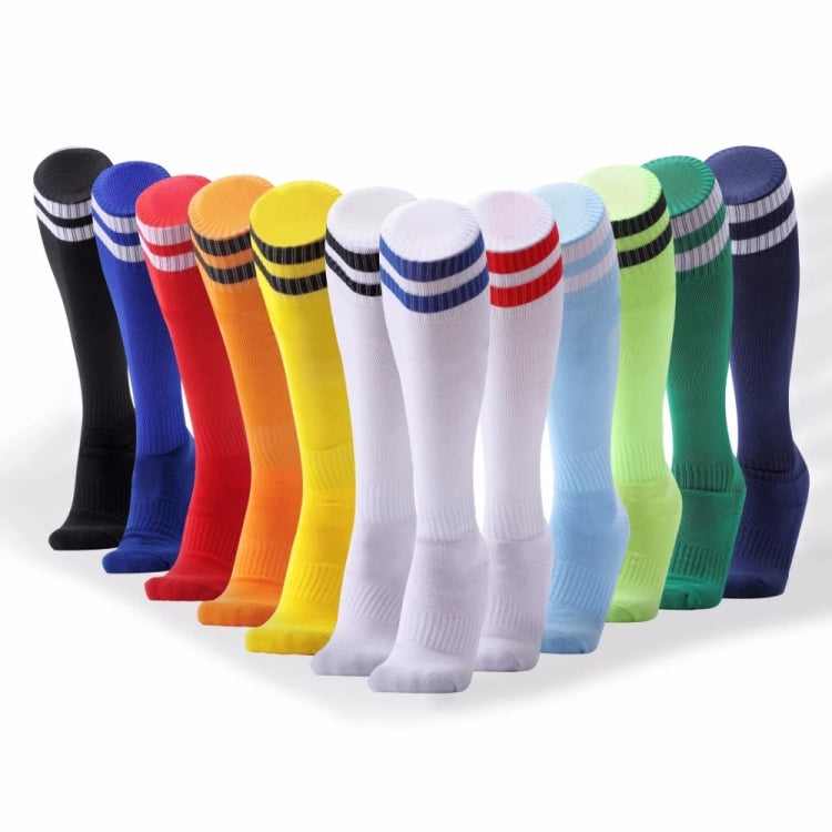 Children Football Socks Boys Soccer Sock Kid Above Knee Plain Socks Long Soccer Stockings Men Over Knee High Sock