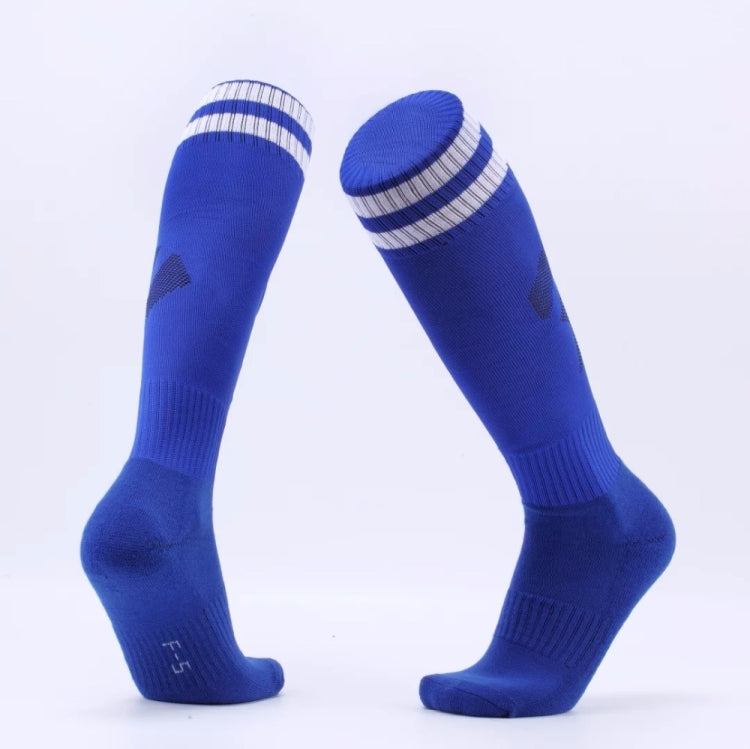 Children Football Socks Boys Soccer Sock Kid Above Knee Plain Socks Long Soccer Stockings Men Over Knee High Sock Reluova