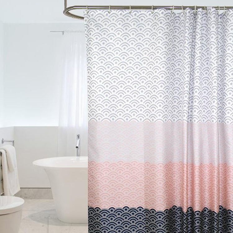 Geometric Shower Curtain Waterproof Bath Bathroom Curtain My Store