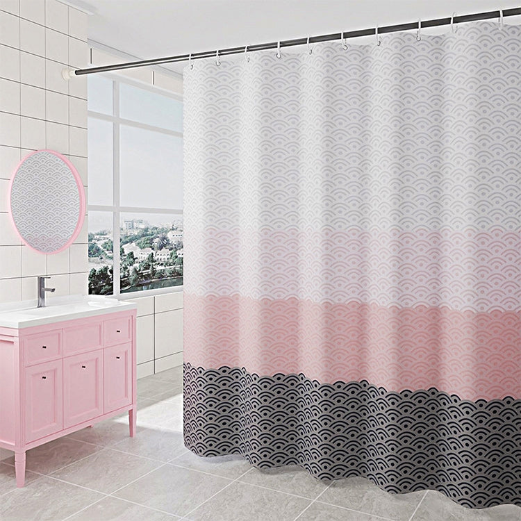 Geometric Shower Curtain Waterproof Bath Bathroom Curtain My Store