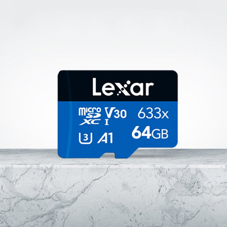 Lexar 633x 64GB High-speed Driving Recorder Dedicated Mobile Phone Memory Card DVR TF Card My Store